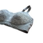 Maidenform Comfort Boost Sports Bra Gray Heathered Perforated Adjustable Straps Photo 2