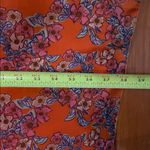 FRNCH Aneth Floral Silk Blend Sleeveless Maxi Dress Womens Size Small Boho Orange Photo 8