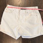 Calvin Klein Jeans White Jean Shorts Classic Style Size 10 Photo 3