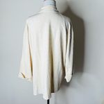 ZARA  Beige Crinkled Oversized Blazer Photo 6