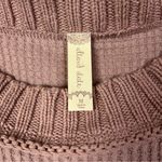 Altar'd State Pink Knit Woodrose Long Sleeve Top M Photo 4