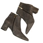 L'Agence L’agence Grey Ankle Distressed Suede Boots(Size 36/6) Photo 1