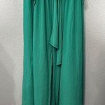 Free People NEW Golden Days Maxi Kelly Green Maxi Dress Small Vacation Tropical Photo 7