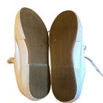 Boden 1991 White Lace Up Sneaker Size 10 Rainbow Print Colorful Canvas Fall Photo 5