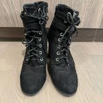 Madden Girl Klaim Black Block Heel Buckle Boots Size 8 Photo 6