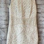 Willi Smith  Ivory Lace Women’s Dress Sleeveless‎ Shift Size 4 Photo 0
