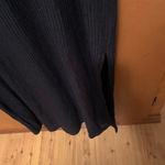 DKNY NWT Jeans Mock Neck Sleeveless Side Slit
Ribbed Knit Maxi Dress SZ L Photo 7