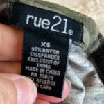 Rue 21 Camo Shirt Knit Long Sleeve Womens XS Photo 5