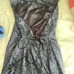 Hello Molly  Mini Dress Navy Blue Photo 1