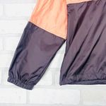 Columbia Women's Colorblock Windbreaker Jacket XL Peach Charcoal Lightweight Photo 12