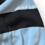 Nautica Y2K Jeans Blue Striped Lace Up Top, Women's Size L Photo 5