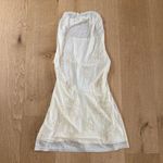 White Fox Boutique White Fox Mini Dress Beaded Sequins Cowl Neck Between The Lines Size XS Cream Photo 1