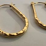 Handmade Oval cute hoop earrings comfortable and water resistant  Photo 1