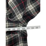 Dress Barn Women's Black Plaid Buttoned Shirt Photo 5