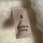 Soft Surroundings  Cowl Neck Sweater Sz S White Pull Over Patch Pockets Photo 4