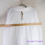 Eloquii New! keyhole dress with scarf ivory off white sheath , 24 Photo 7