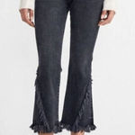 DL1961  Wallace High Rise Cropped Flare Booth Washed Black Size 27 Photo 0