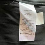 Quince  Washable Stretch Silk Notch Collar Blouse Button Up Black Size Medium Photo 9