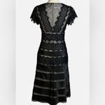 JS Collections JS Collection black lace & satin Cocktail Formal Holiday Wedding Guest  Dress 10 Photo 1
