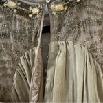 Anthropologie Moulinette Soeurs for Sonora Dress Beaded Chiffon Cocktail Photo 5