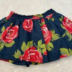Abercrombie & Fitch Mini Skirt Y2k Floral Elastic Waist Skater Logo Layered Sz S Photo 1