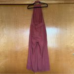 Apiece Apart  Archer Open Back Halter Jumpsuit Burnt Orange Size 4 Photo 4