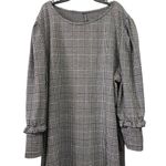 Massini  Plus Sz 3X plaid black & white Houndstooth Print dress Photo 1