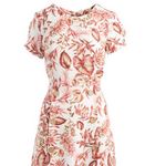 Shelby & Palmer NWT Shelby Palmer Ivory & Red Floral A-Line Dress Photo 4