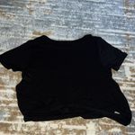 Material Girl Black Tie Top Photo 2