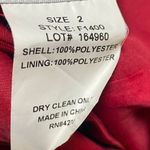 Vintage Y2k Beaded Evening Gown Maxi Dress Halter Neck Empire Waist Red Womens 0 Photo 10