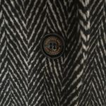 Sam Edelman NWT Black houndstooth wool Trench Coat XXL Photo 3