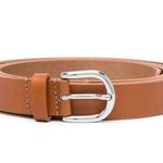 Isabel Marant brown silver buckled leather belt NEW Photo 0