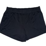 All In Motion Target black pocket elastic waistband shorts women’s size large Photo 0