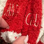 Rae Dunn  3 Pair Cozy Festive Red Cream White Thick Socks Photo 5