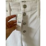 J.Crew Button Fly Vintage Straight Denim Jean White Size 33 Plus NEW Photo 8