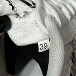 FASHION women’s casual walking shoes black white mesh layer over animal print Size 8 Photo 6