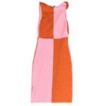 Princess Polly Pink & Orange Colorblock Knit Dress XS/S Photo 5