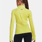 Under Armour NWT Women's  Train Cold Weather ½ Zip Pullover Lime Green Photo 4