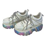 DOLLSKILL BUFFALO LONDON Rainbow Chunky Platform Sneakers Rave Festival Size 36 Photo 2
