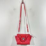 Michael Kors Women Pink Patent Leather Crossbody with Top Handle Photo 1