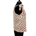Sézane Lara Floral Tie Bow Straps Sleeveless Blouse | Sz 40 (US 8) | Mindy Print Photo 8