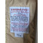 London Fog  - Women's Hooded‎ Rain Jacket Khaki Beige - Size 13-14 Photo 5