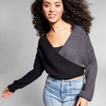 NWOT INC International cross sweater built in tank petite xl Gray Size undefined Photo 0