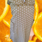 Aryeh NWT  V Neck Geometric Shape‎ Sleeveless Dress Size Medium Photo 0