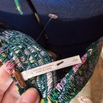 Free People Womens Lyla Halter Tunic Green Top Floral Keyhole NWOT Photo 4