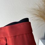 Rosetta Getty Trouser Red Cropped Tapered High Rise Dress Pants Size 10 Photo 13