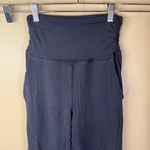 Lululemon  RARE Take It Easy‎ High Waisted Black Leggings Size 2 Active Wide Leg Photo 3