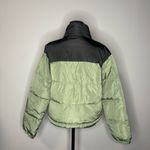 Charlotte Russe Olive and Black Puffer Jacket Photo 4