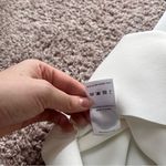 Misha Ida Midi Ruched Dress White Size 8 Photo 12