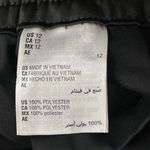 Charter Club  SZ 12 Ankle Jogger Pants Shiny Black Hi-Rise Pockets Elastic Waist Photo 9